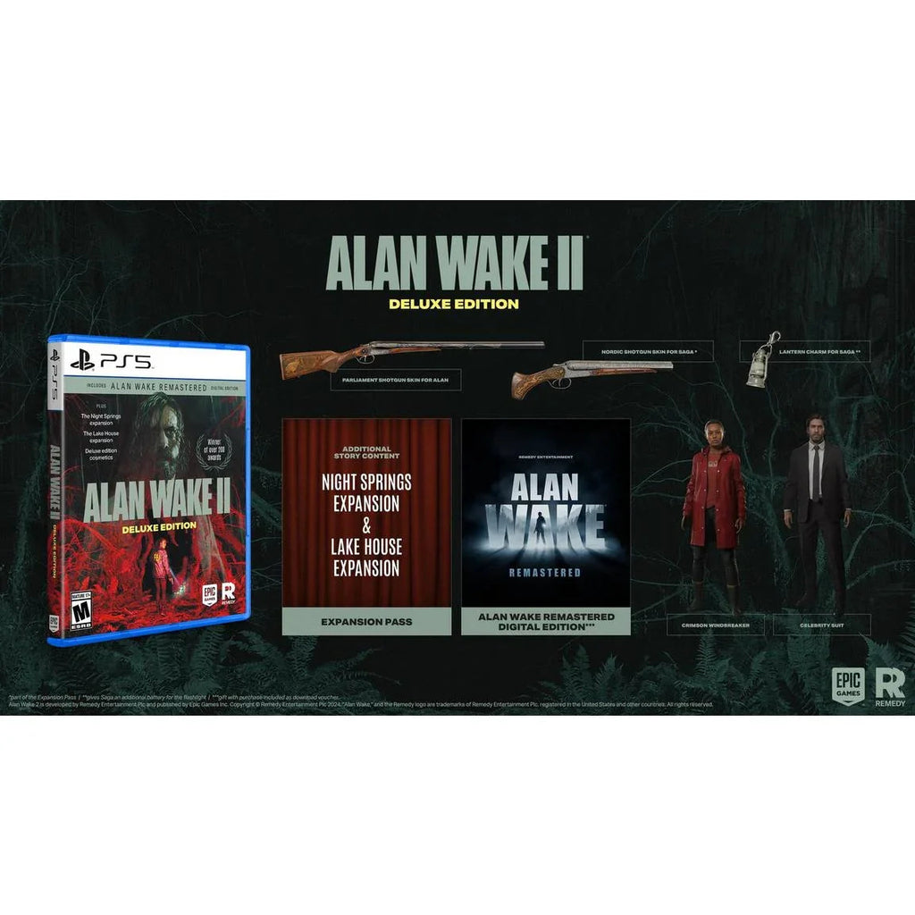 Alan Wake II: Deluxe Edition | PlayStation 5 | New