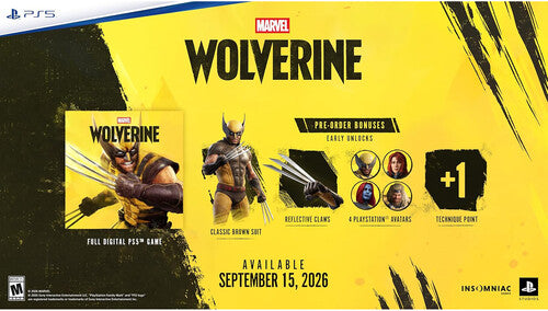 Marvel's Wolverine | PlayStation 5 | New