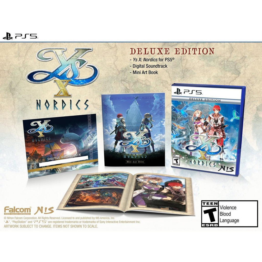 Ys X: Nordics Deluxe Edition | PlayStation 5 | New