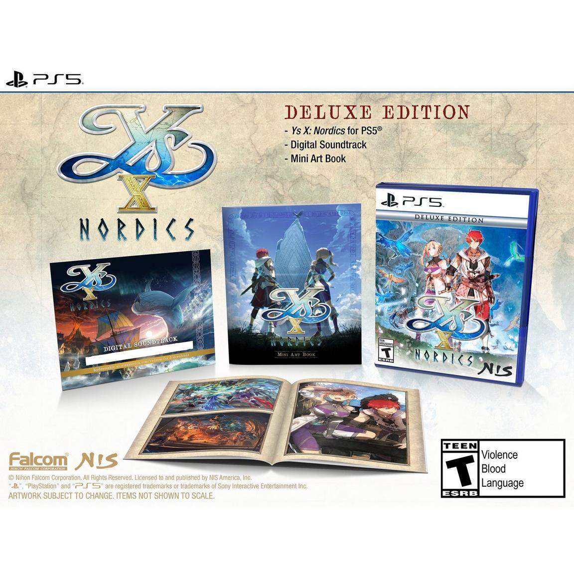 Ys X: Nordics Deluxe Edition | PlayStation 5 | New